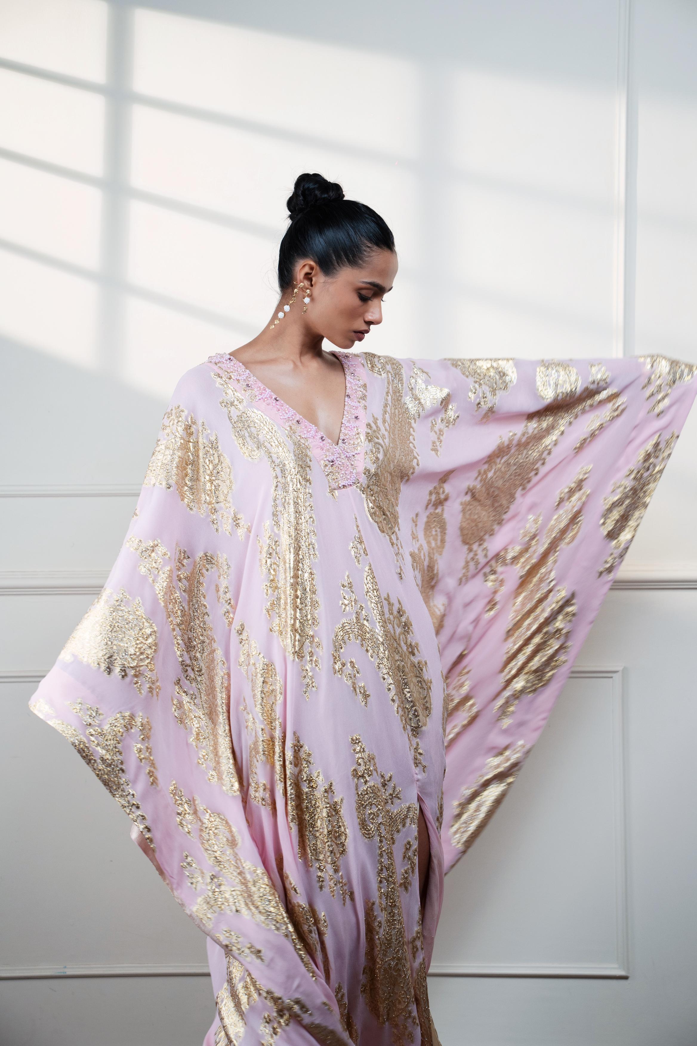 PETAL PAISLEY KAFTAN