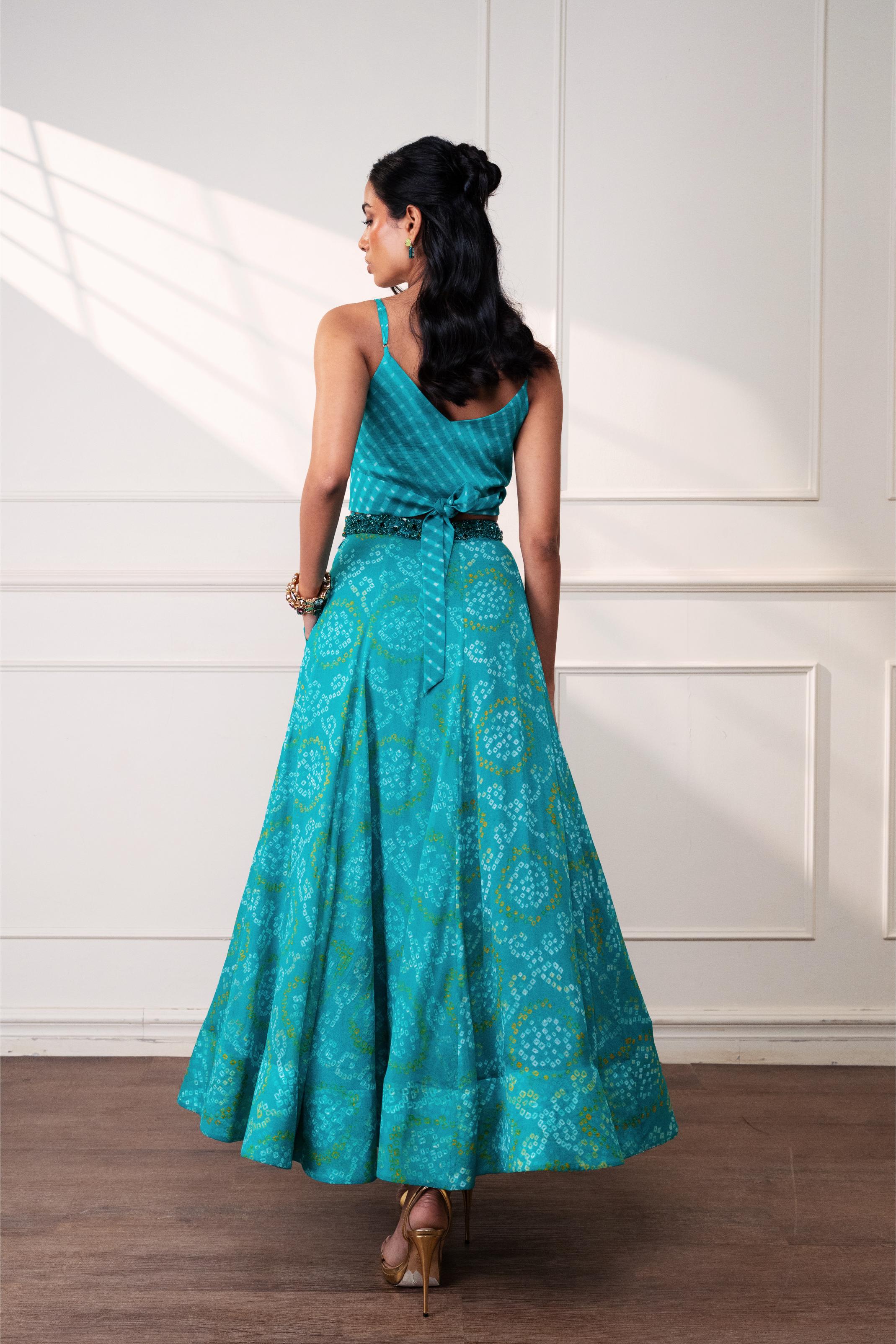 THE KNOT SEAFOAM WRAP SHIRT