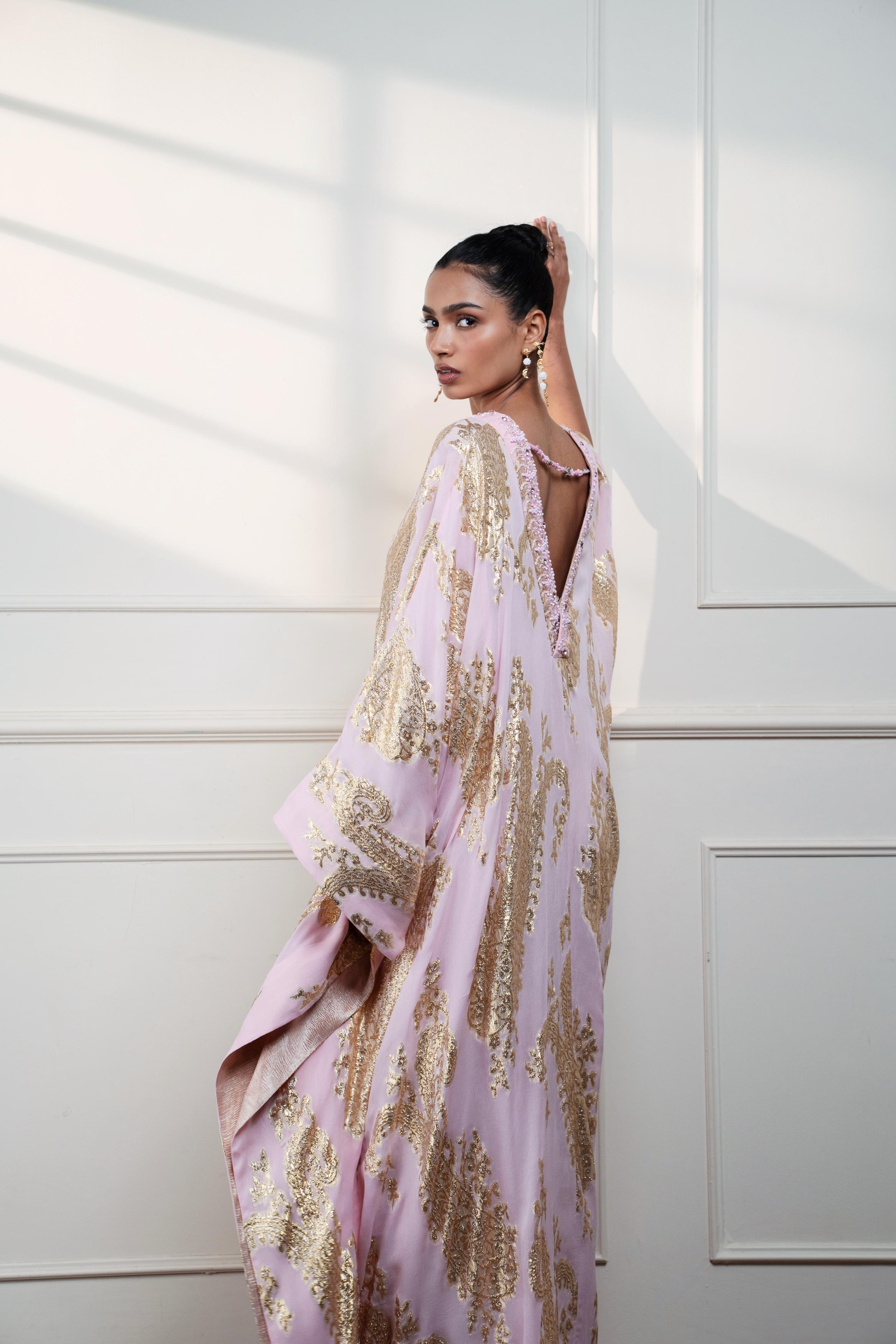 PETAL PAISLEY KAFTAN