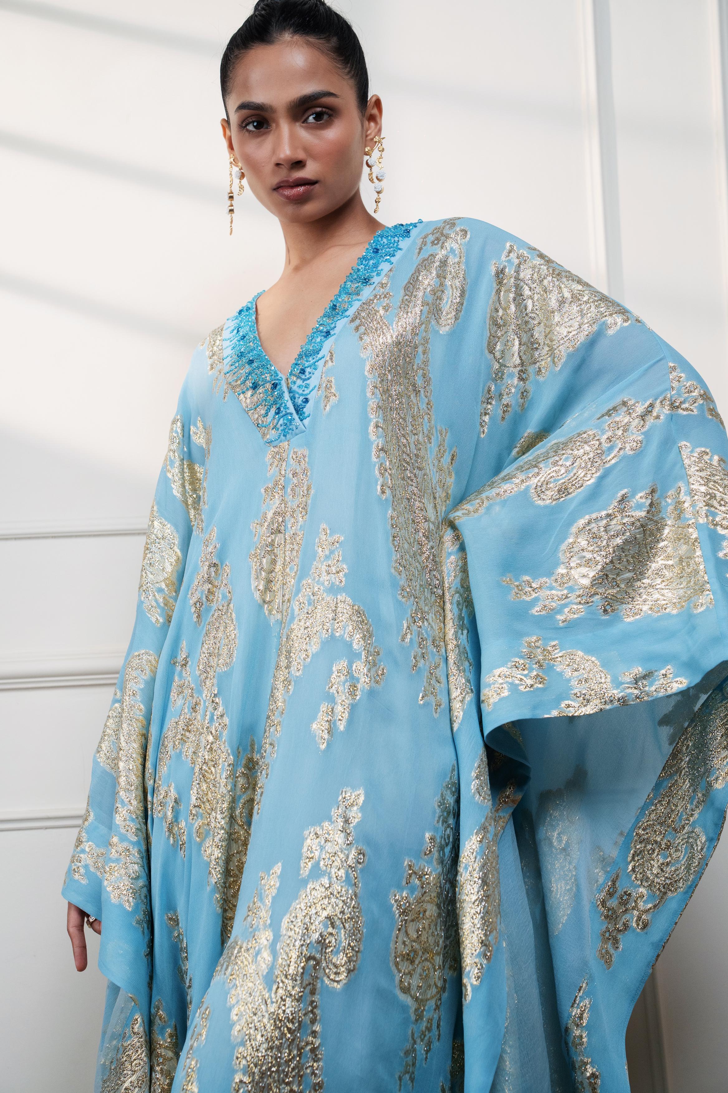ICY PAISLEY KAFTAN