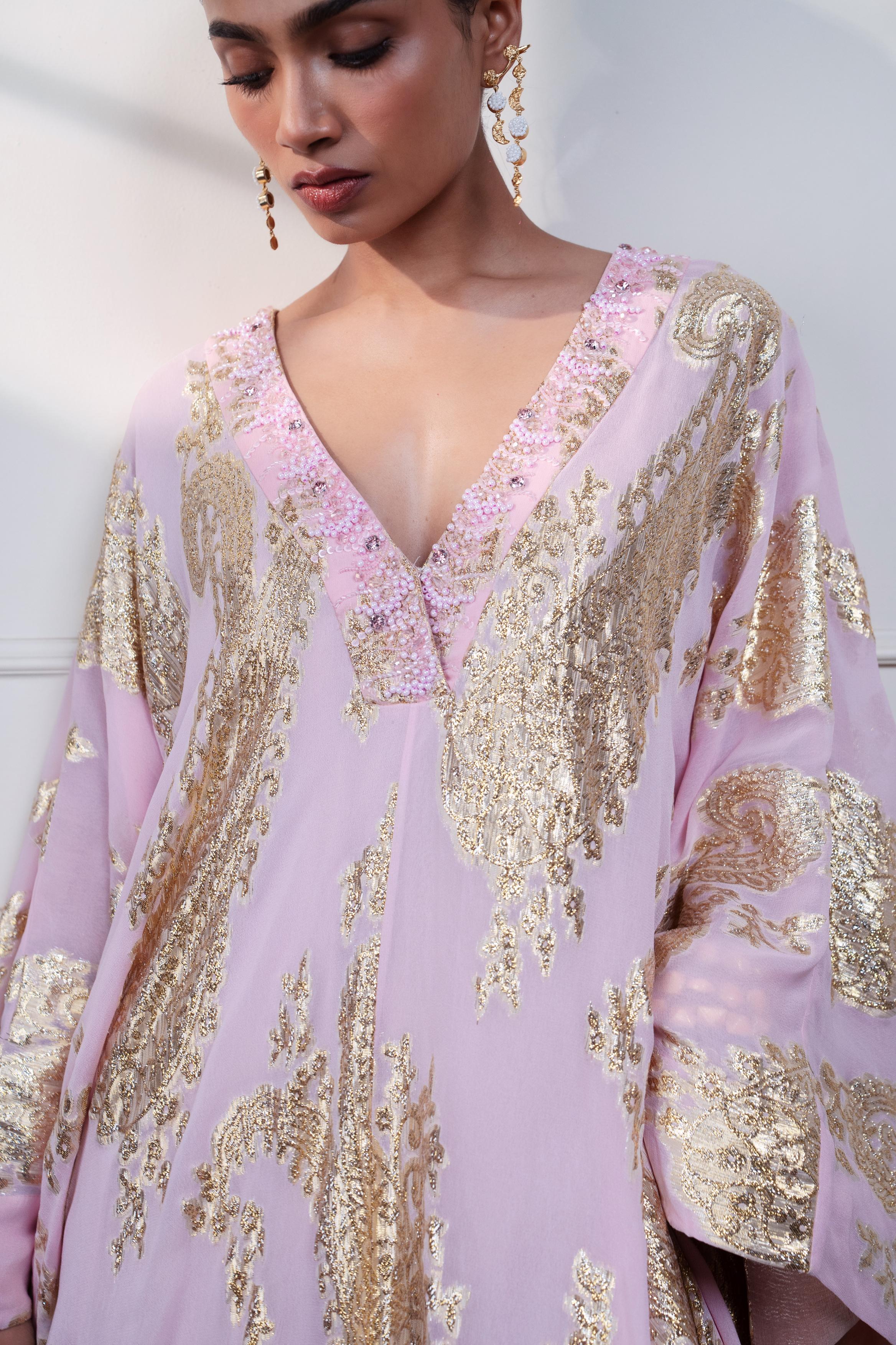 PETAL PAISLEY KAFTAN