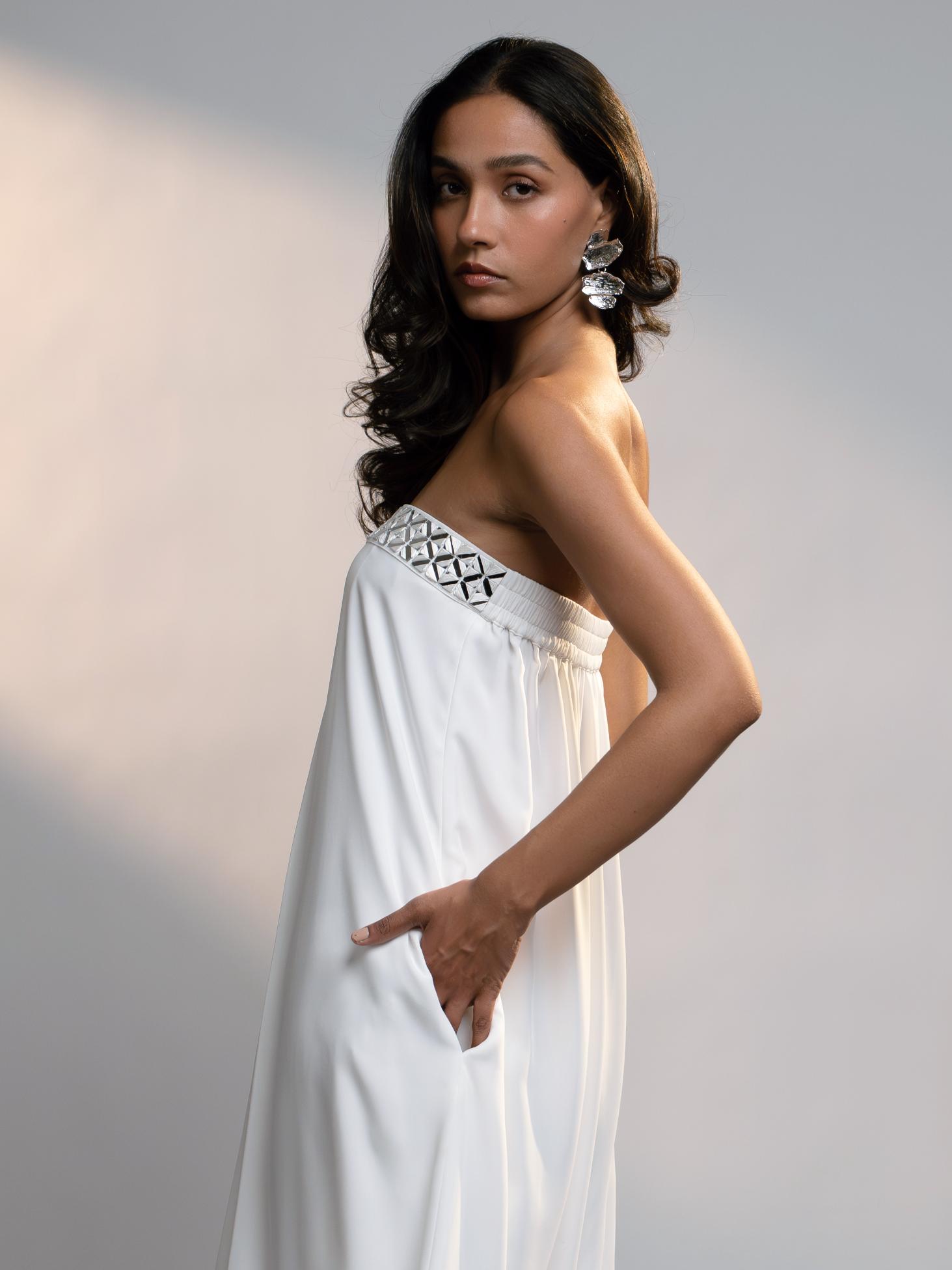Summer Ivory Signature Mirror Maxi
