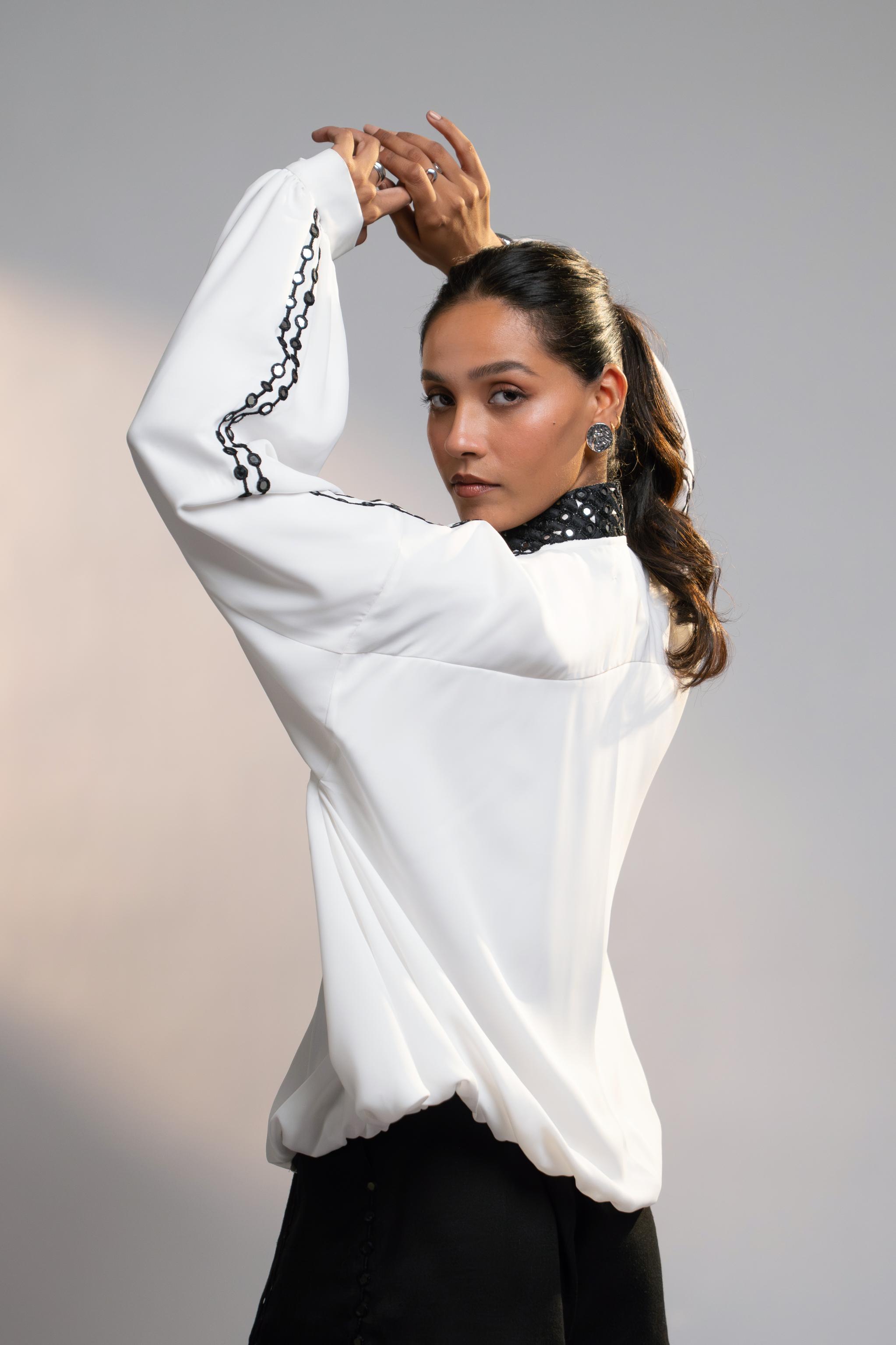 Summer Ivory Essential Shacket