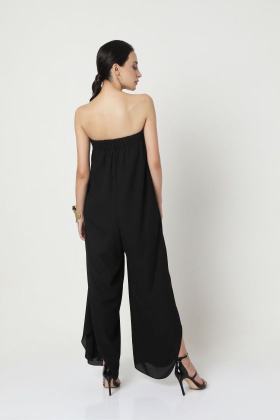 Black Tassel Jumpsuit
