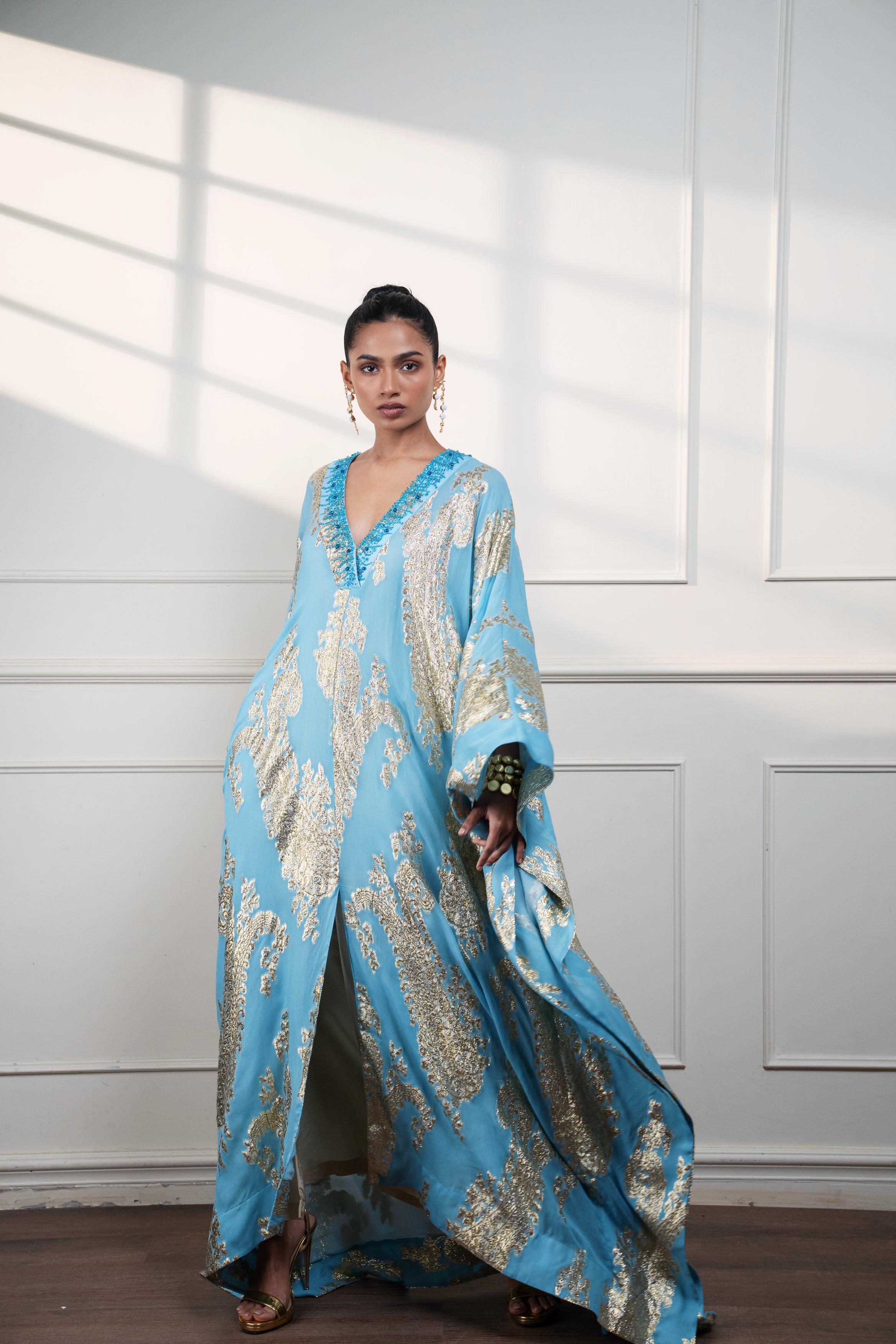 ICY PAISLEY KAFTAN