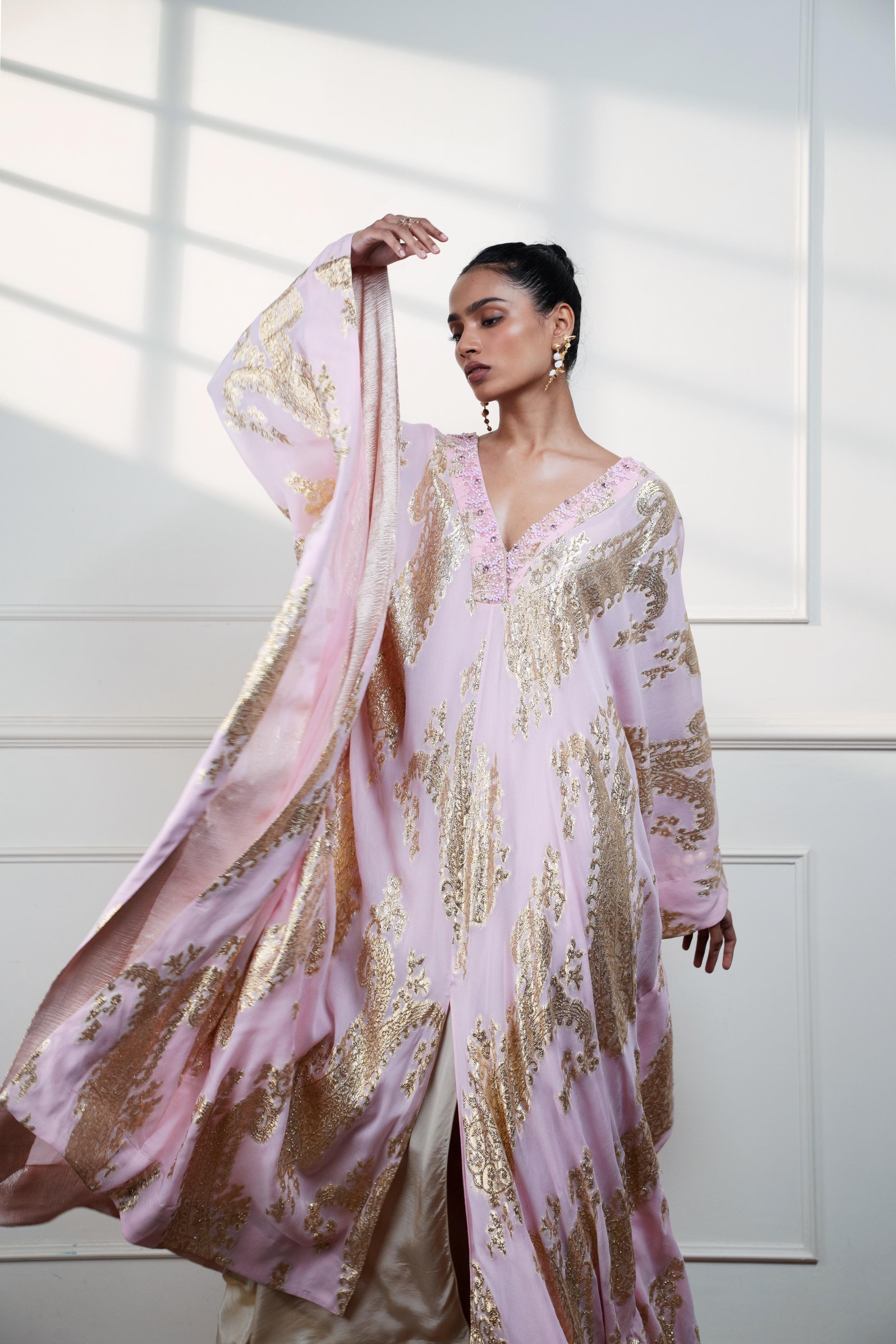 PETAL PAISLEY KAFTAN