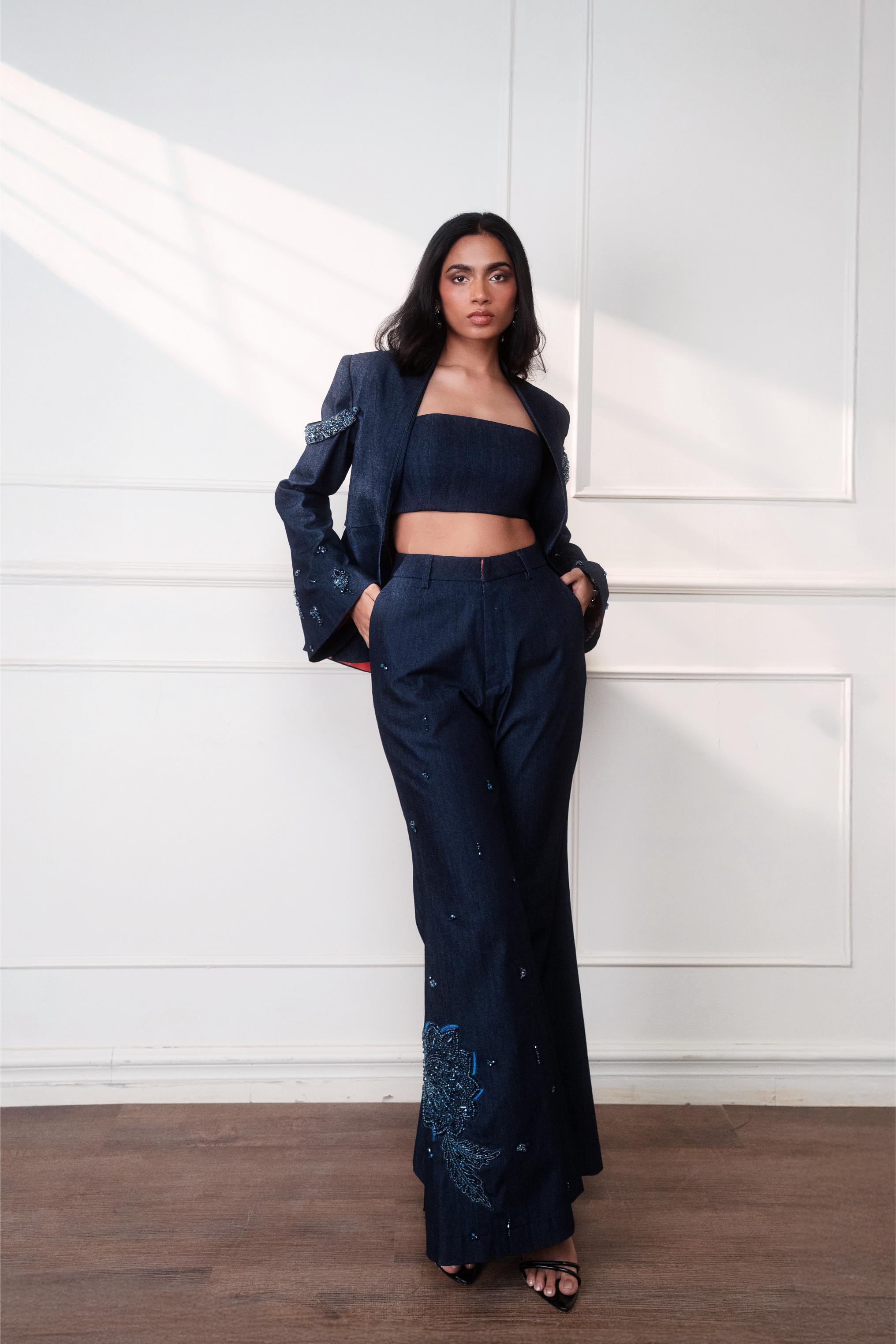 NEEL JASHN FLARED PANTS