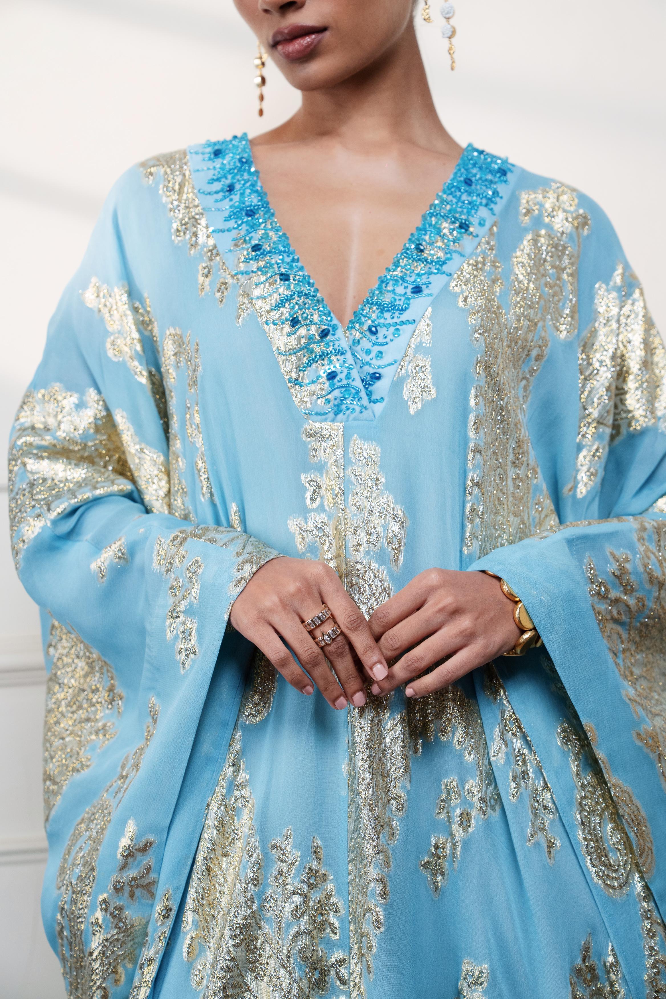 ICY PAISLEY KAFTAN