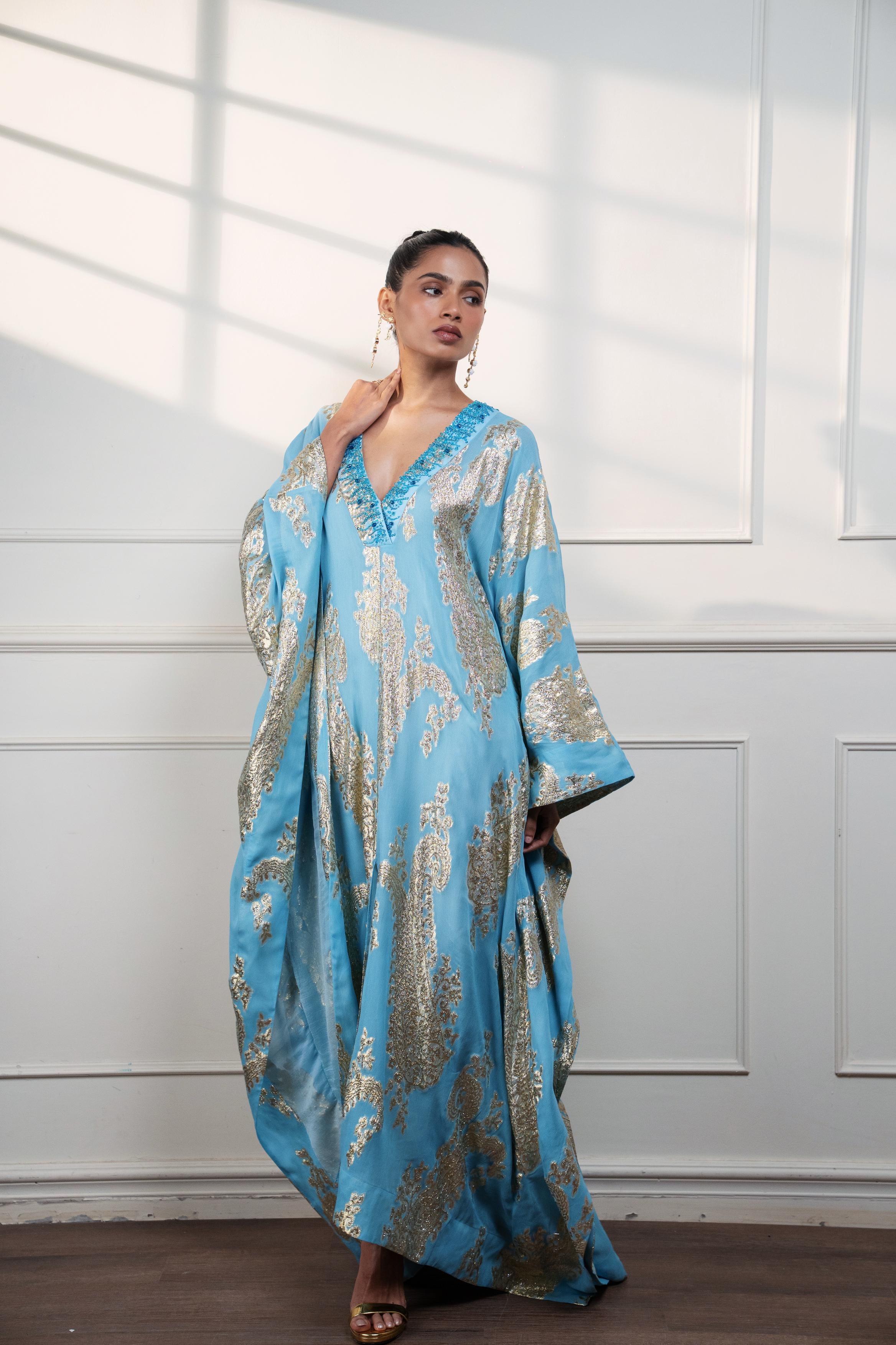 ICY PAISLEY KAFTAN