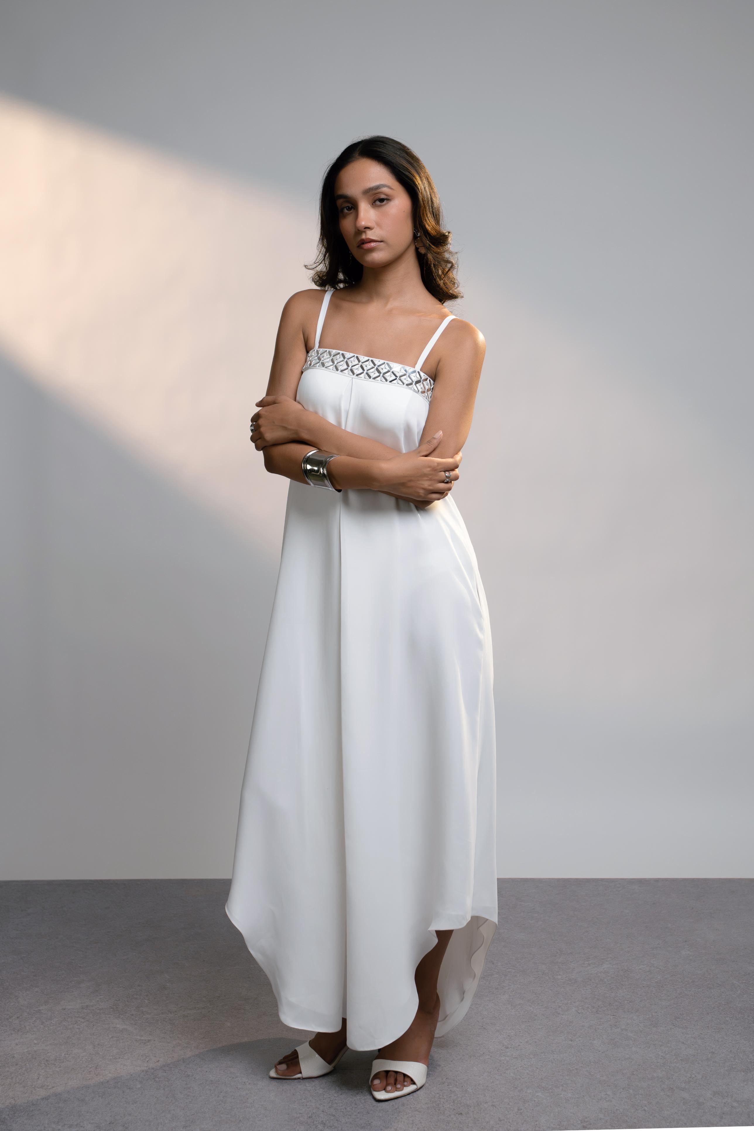 Summer Ivory Signature Mirror Maxi