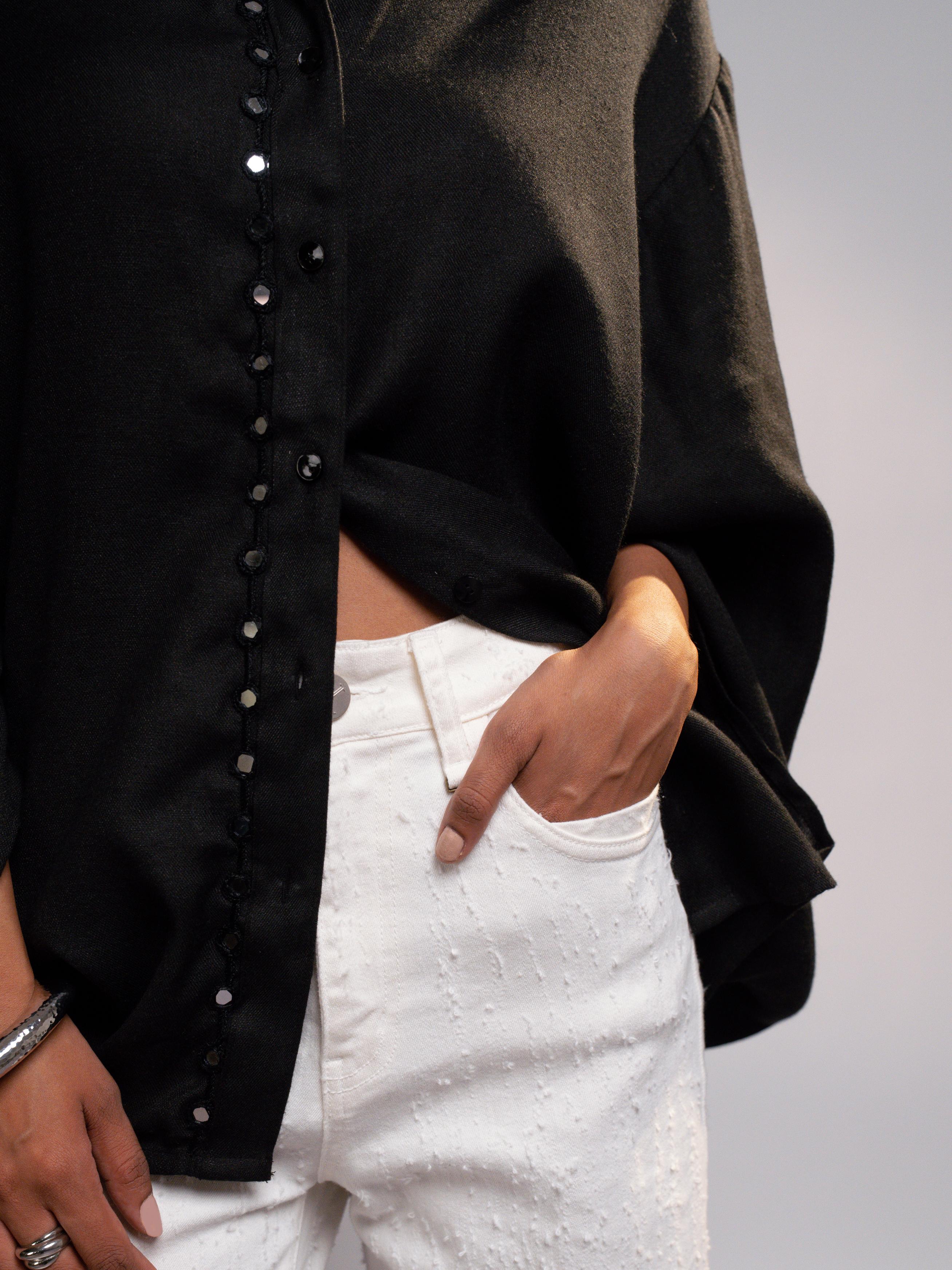 Summer Ivory Scatter Mirror Jeans