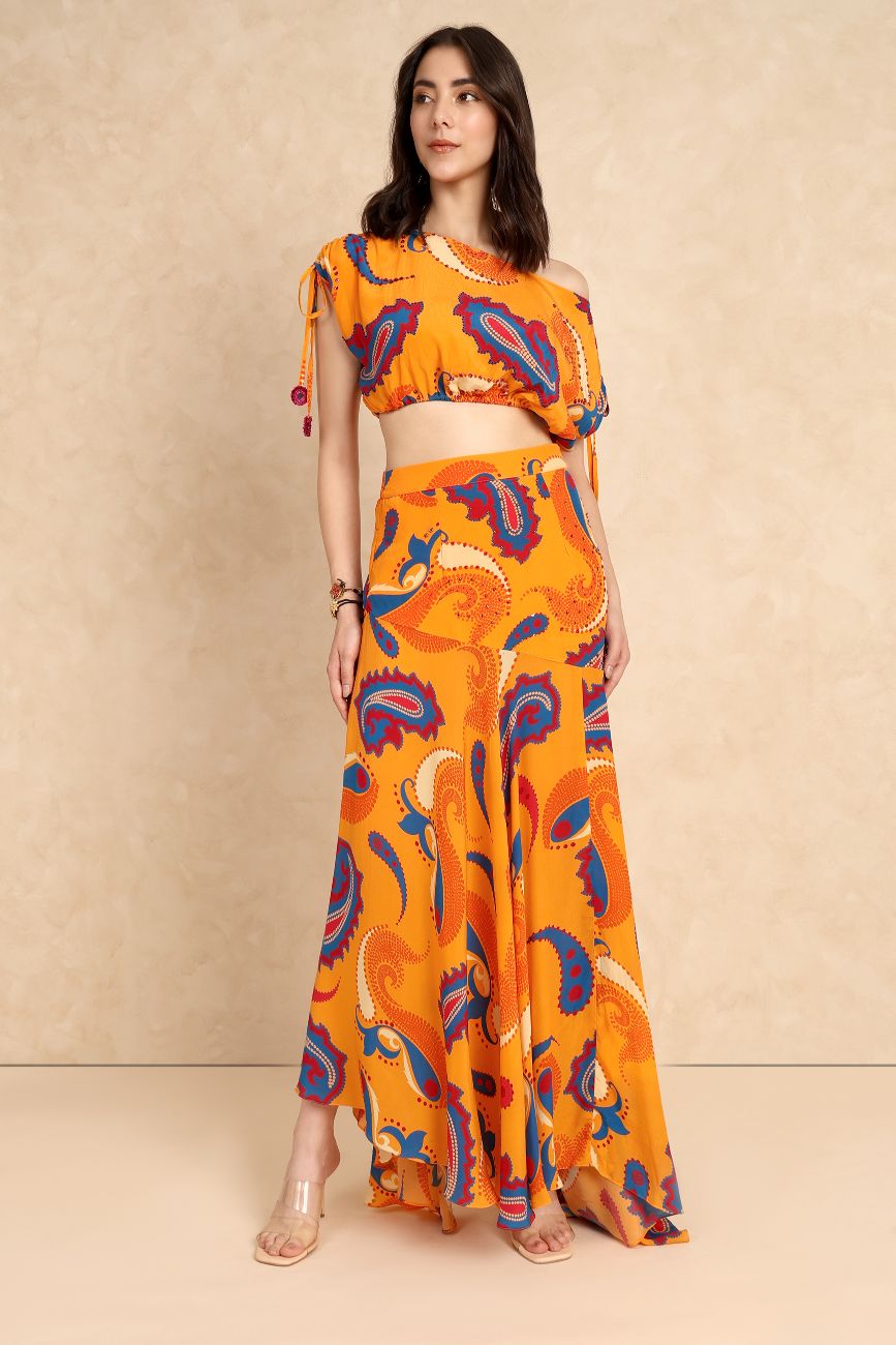 MANGO BIAS SKIRT