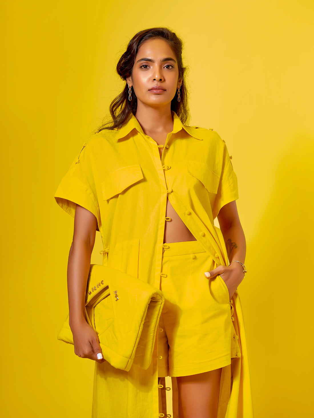 Neon Yellow Long Shirt